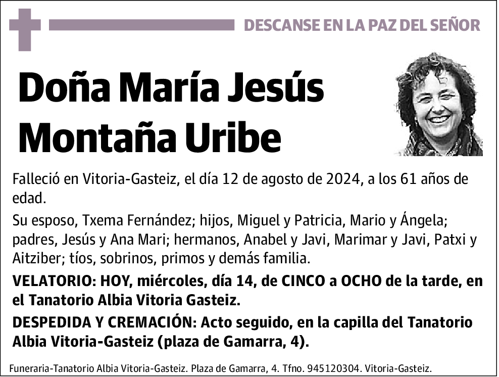María Jesús Montaña Uribe