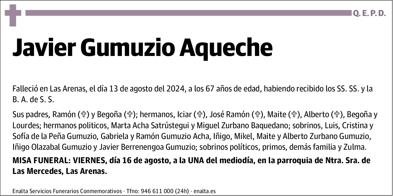 Javier Gumuzio Aqueche