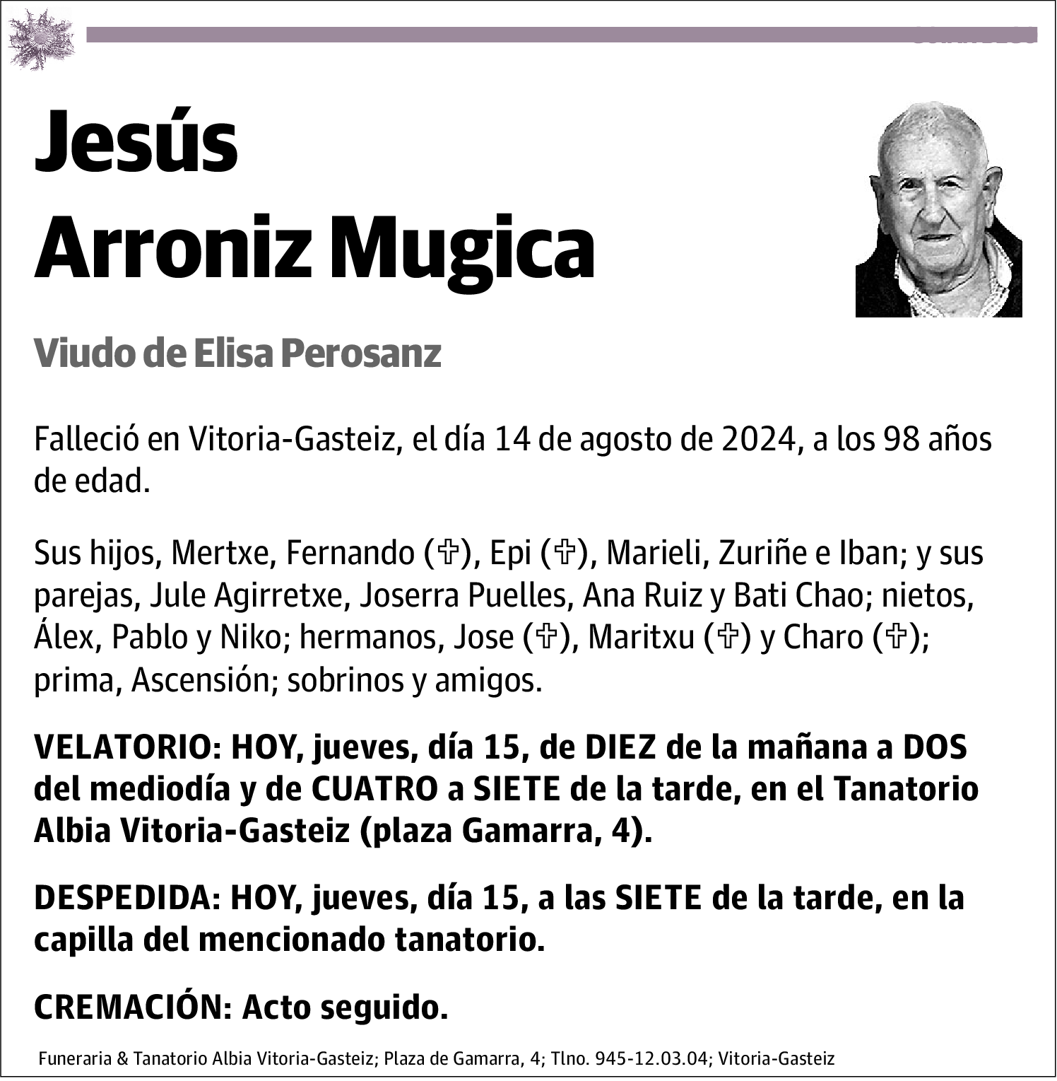 Jesús Arroniz Mugica