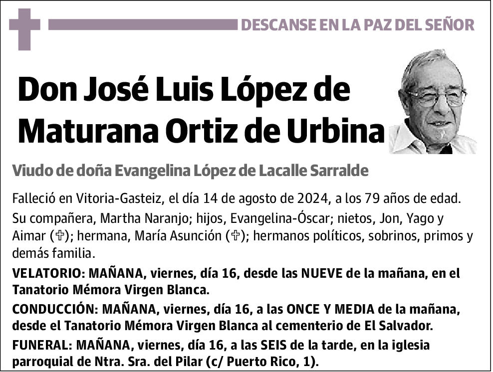 José Luis López de Maturana Ortiz de Urbina