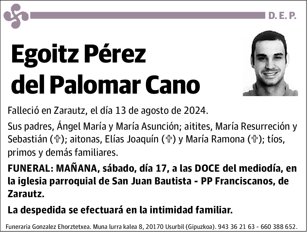 Egoitz Pérez del Palomar Cano