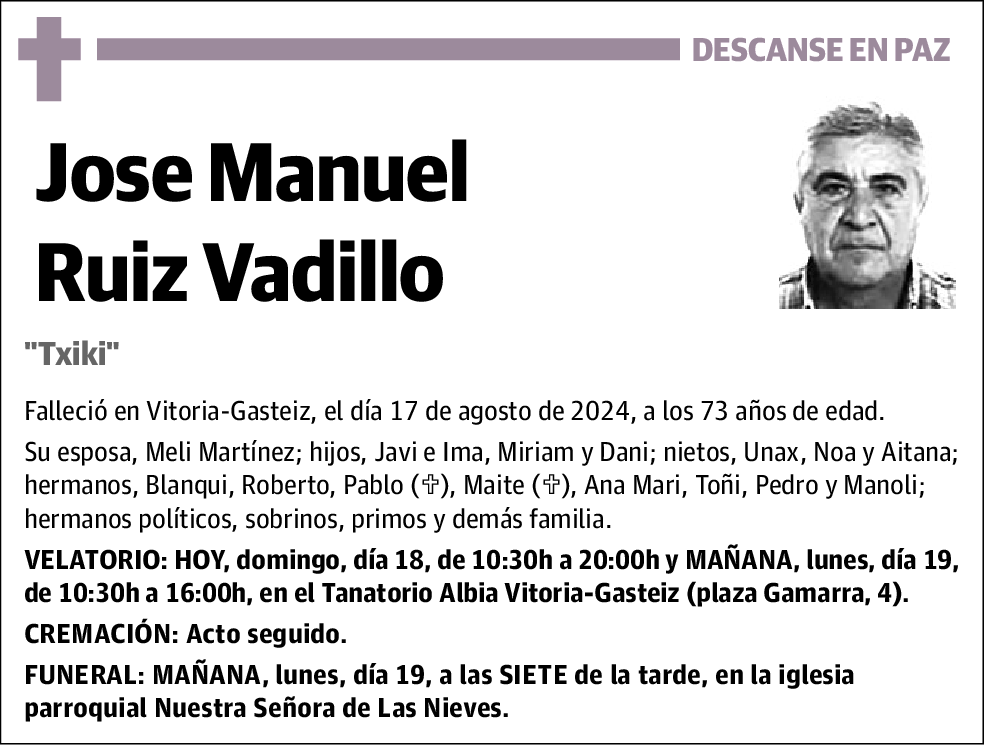 Jose Manuel Ruiz Vadillo