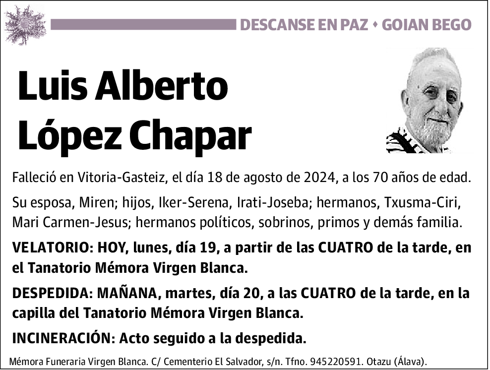 Luis Alberto López Chapar