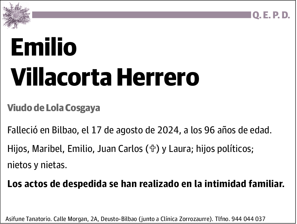 Emilio Villacorta Herrero