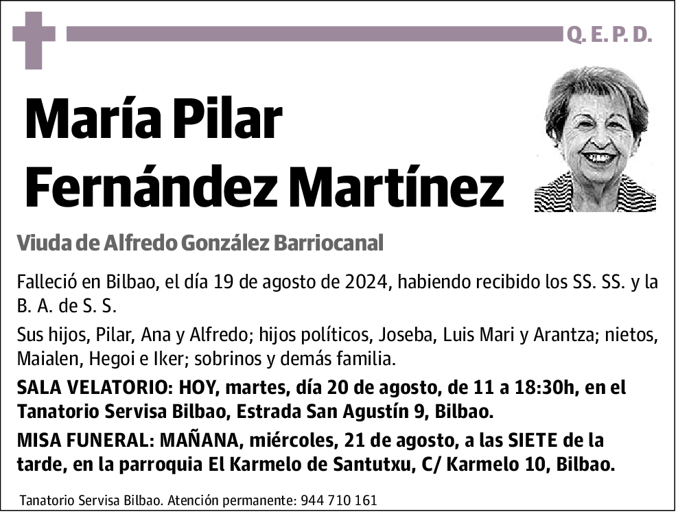 María Pilar Fernández Martínez