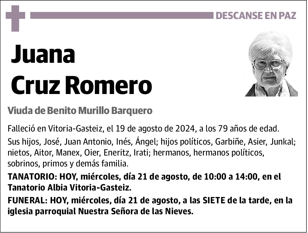 Juana Cruz Romero