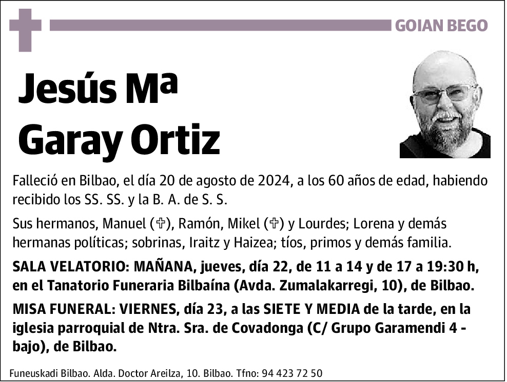 Jesús Mª Garay Ortiz