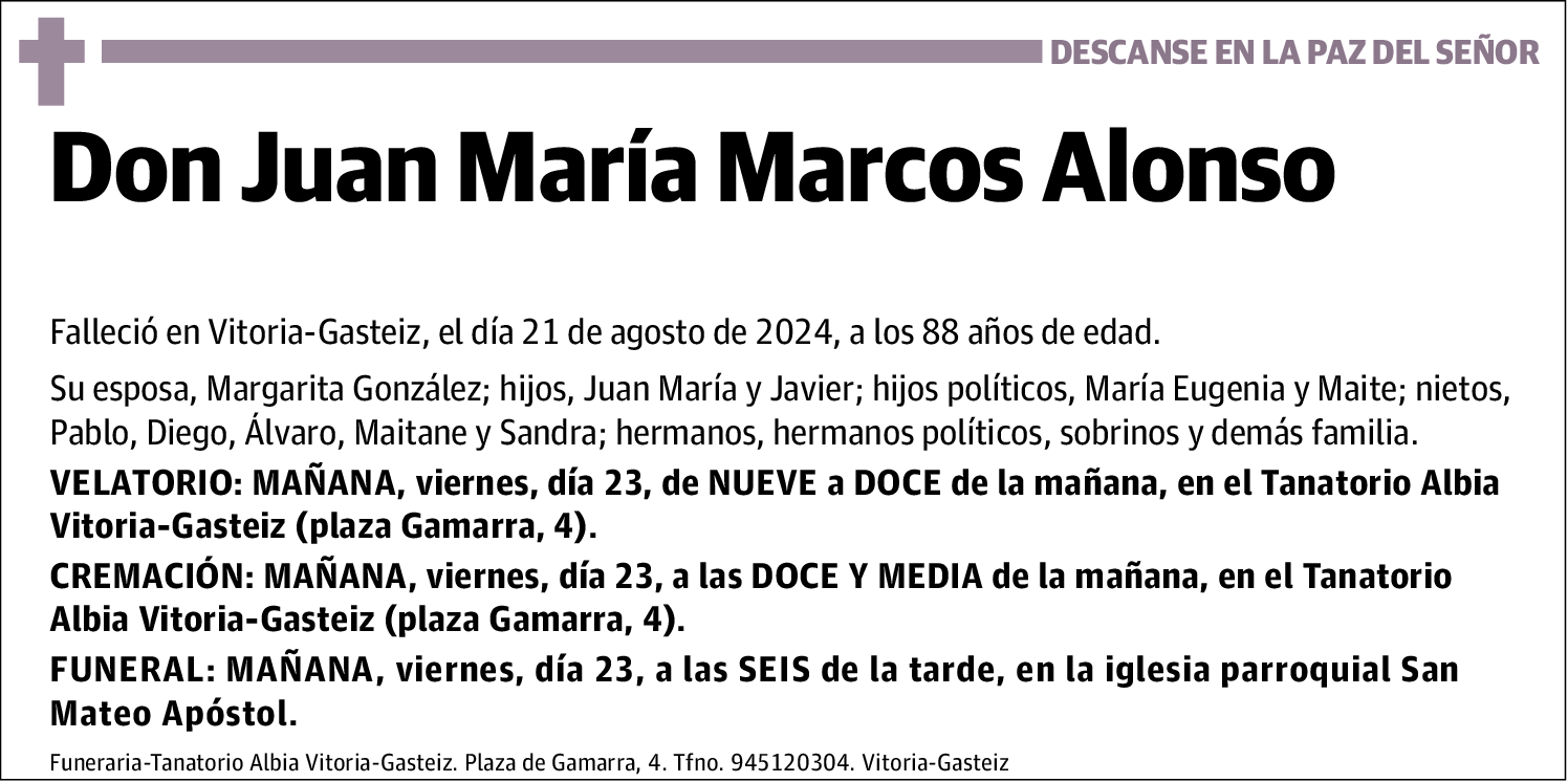 Juan María Marcos Alonso