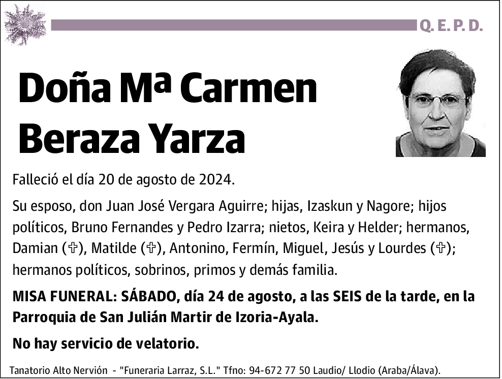 Mª Carmen Beraza Yarza