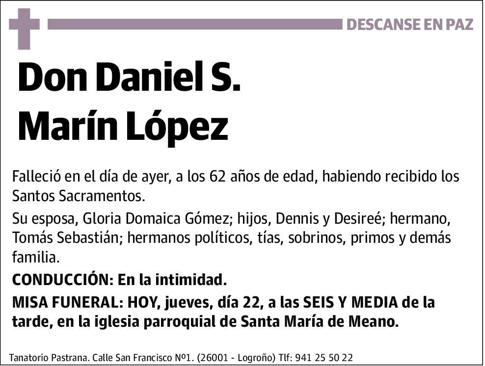 Daniel S. Marín López