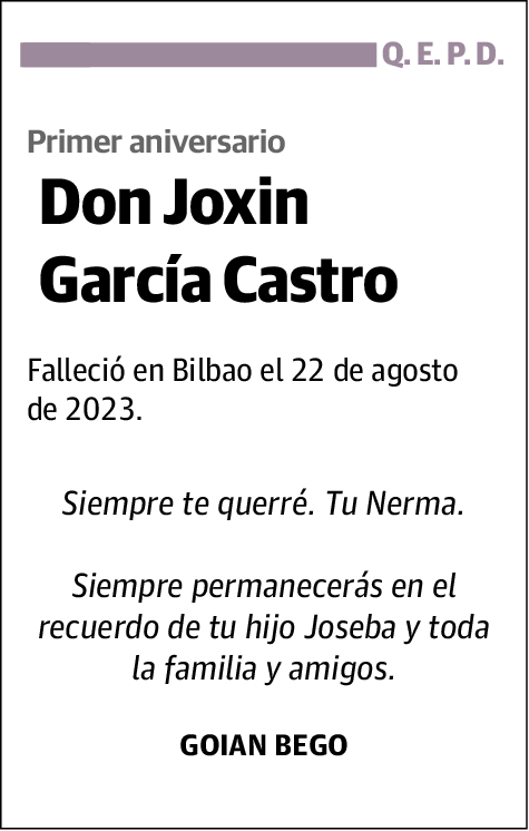 Joxin García Castro