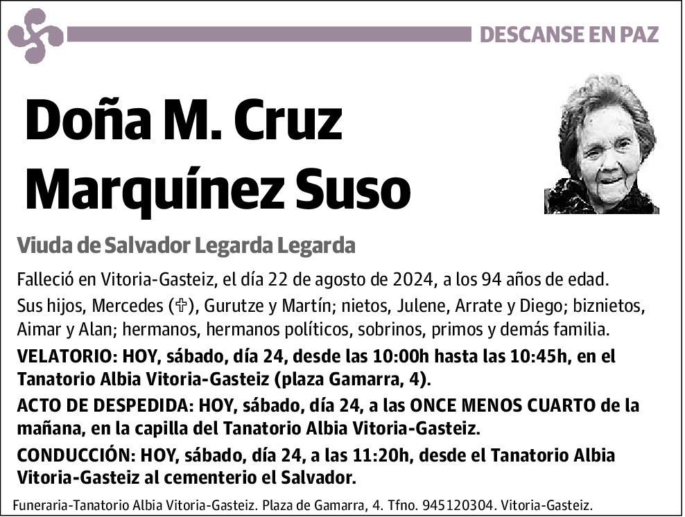 M.Cruz Marquínez Suso
