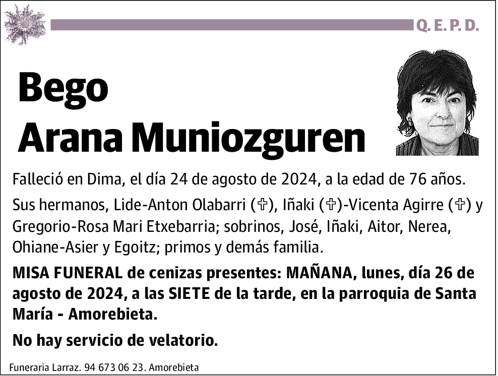 Bego Arana Muniozguren