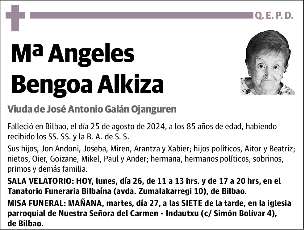 Mª Angeles Bengoa Alkiza