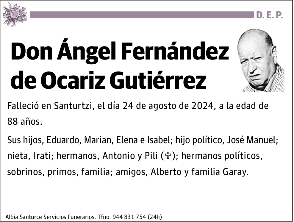 Ángel Fernández de Ocariz Gutiérrez