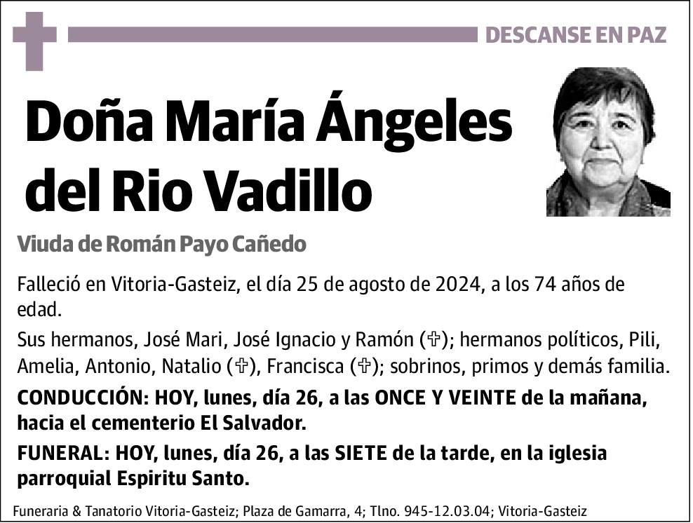 María Ángeles del Rio Vadillo
