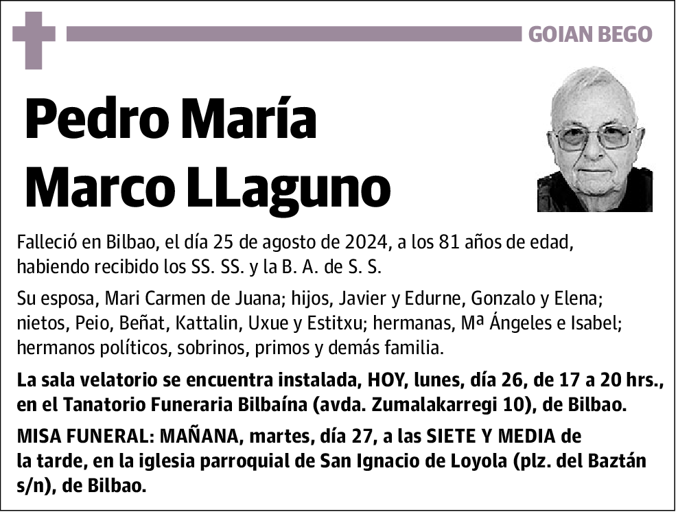 Pedro María Marco Llaguno