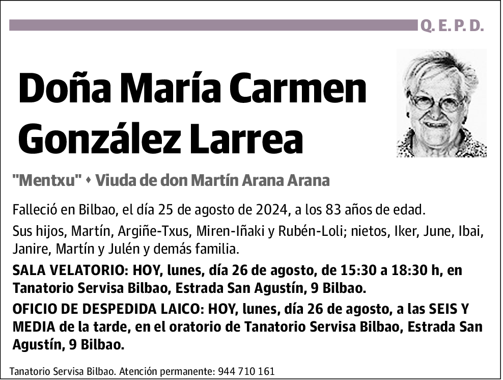 María Carmen González Larrea