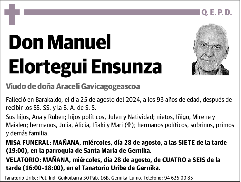 Manuel Elortegui Ensunza