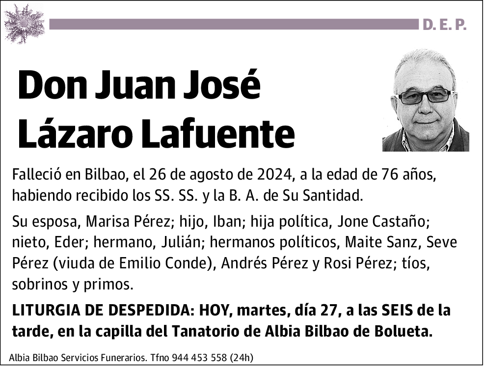 Juan José Lázaro Lafuente