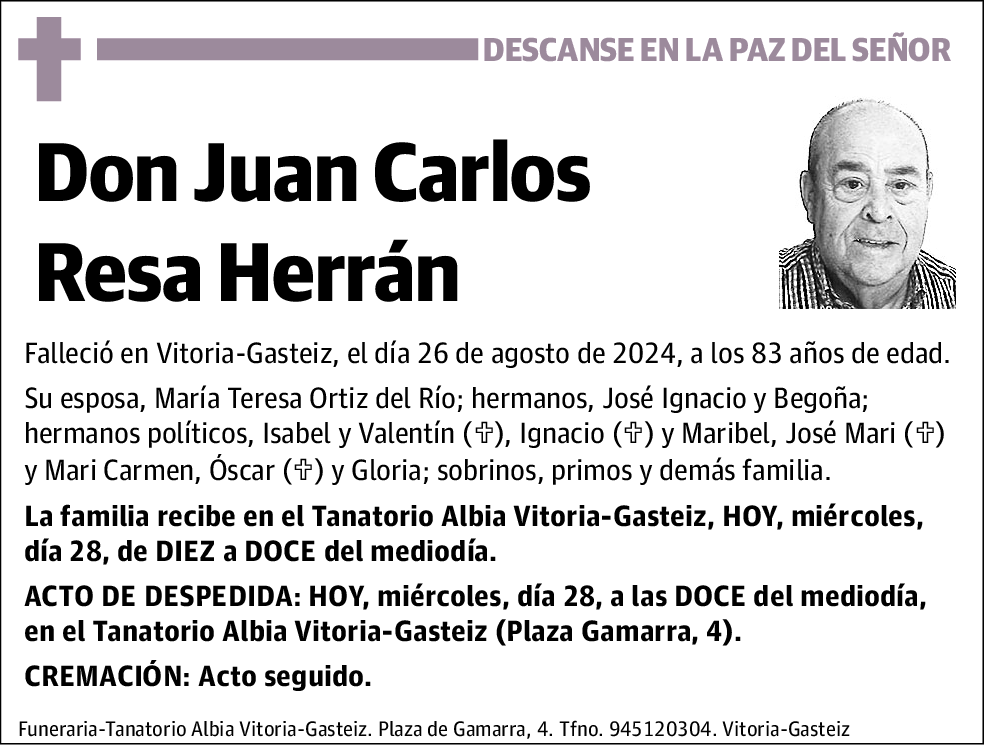 Juan Carlos Resa Herrán