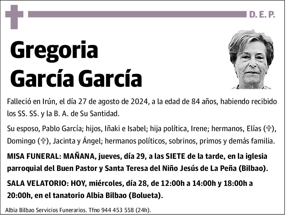 Gregoria García García