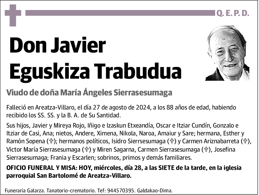 Javier Eguskiza Trabudua