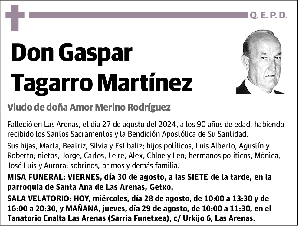 Gaspar Tagarro Martínez