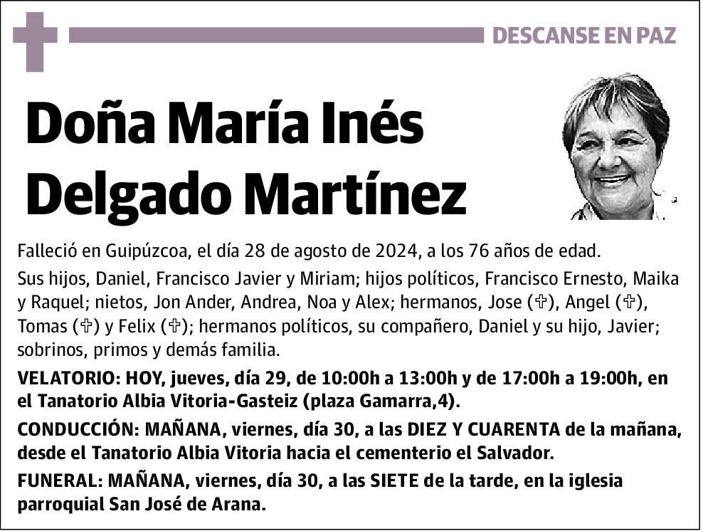María Inés Delgado Martínez