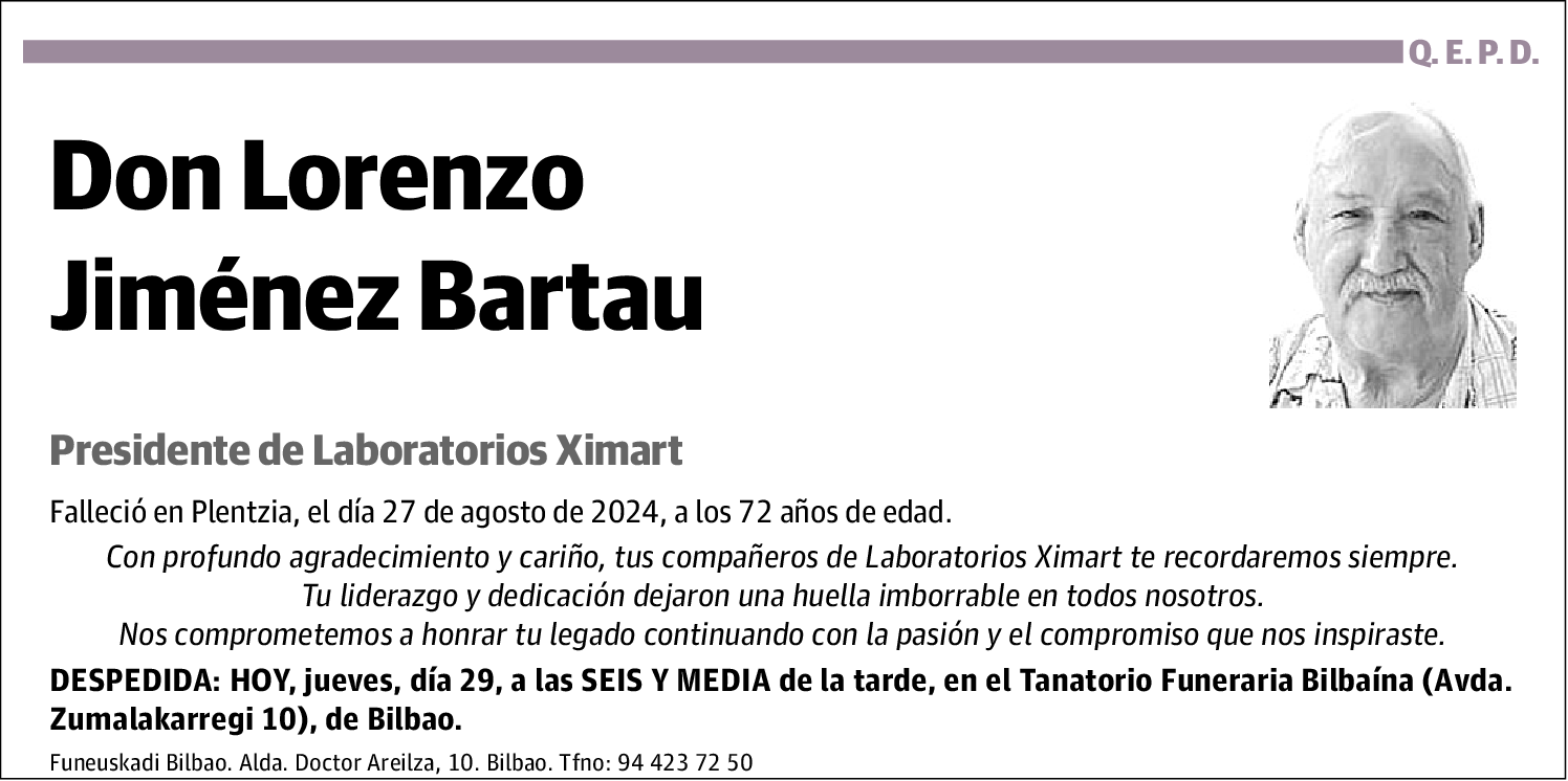 Lorenzo Alfonso Jiménez Bartau