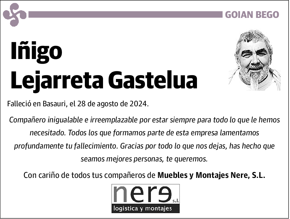 Iñigo Lejarreta Gastelua