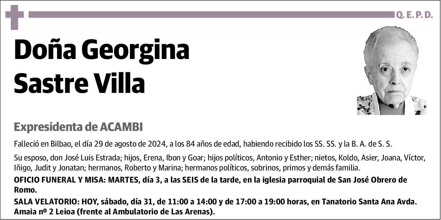 Georgina Sastre Villa