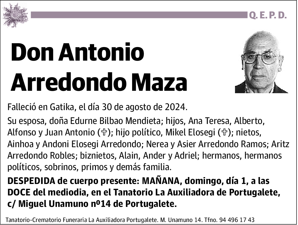 Antonio Arredondo Maza