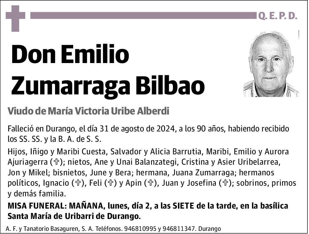 Emilio Zumarraga Bilbao