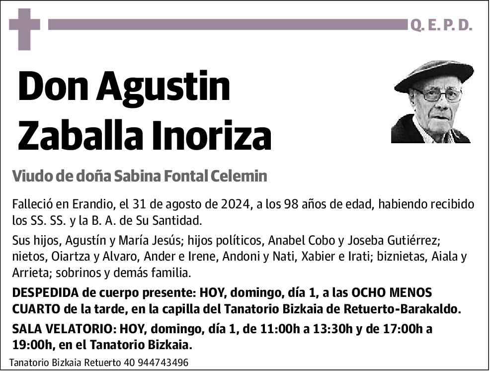 Agustín Zaballa Inoriza