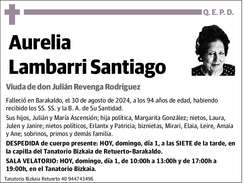 Aurelia Lambarri Santiago