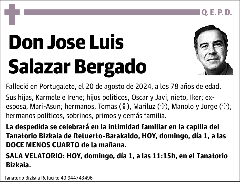 Jose Luis Salazar Bergado