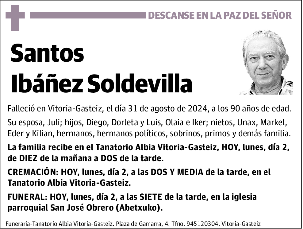 Santos Ibáñez Soldevilla