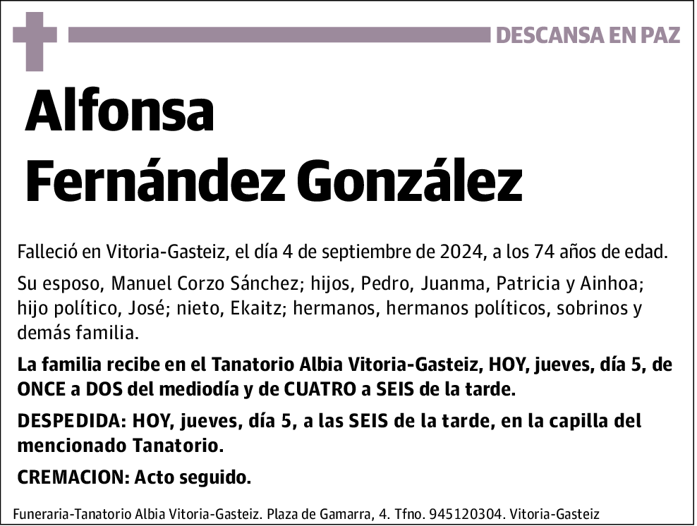 Alfonsa Fernández González