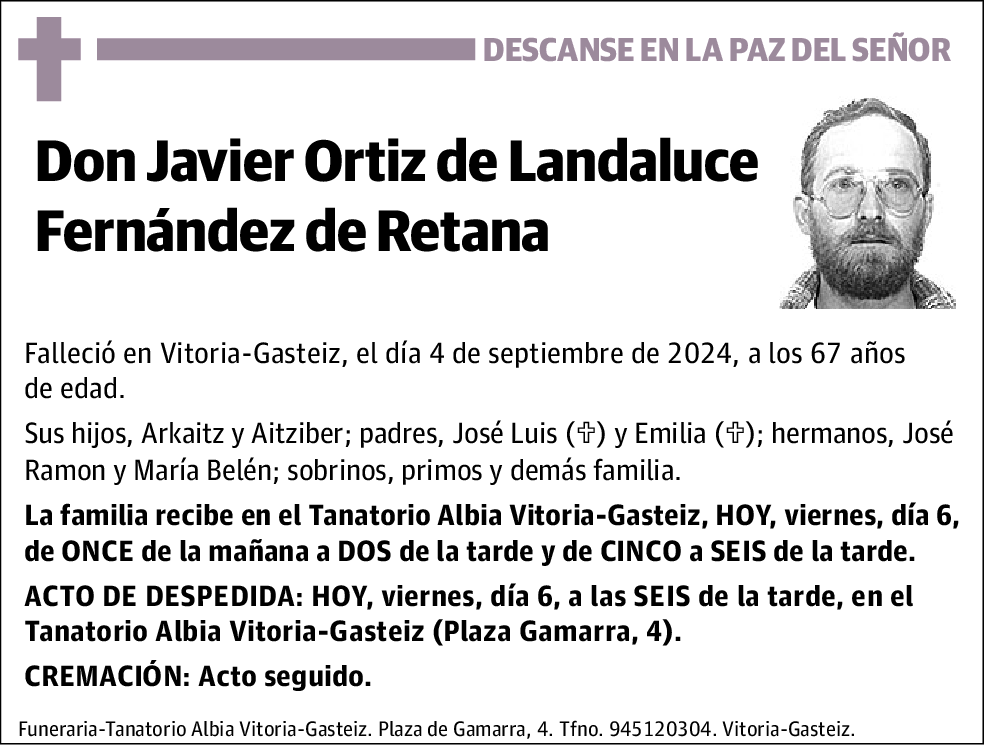 Javier Ortiz de Landaluce Fernández de Retana