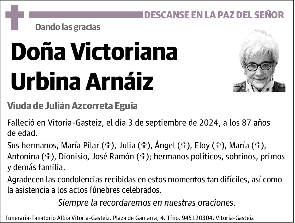 Victoriana Urbina Arnáiz