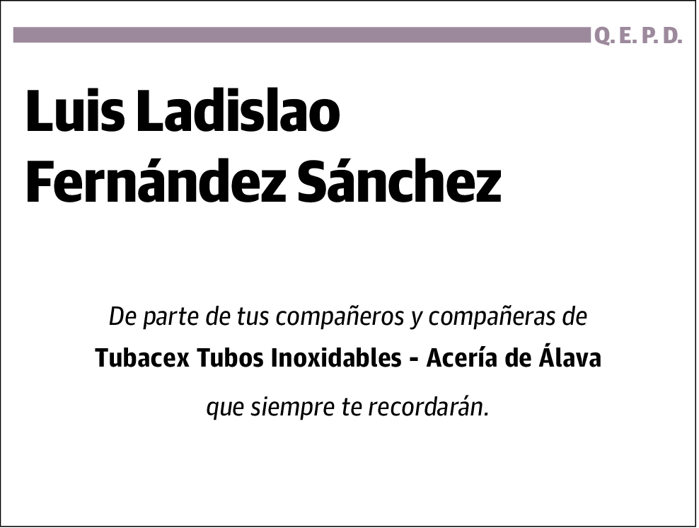 Luis Ladislao Fernandez Sanchez