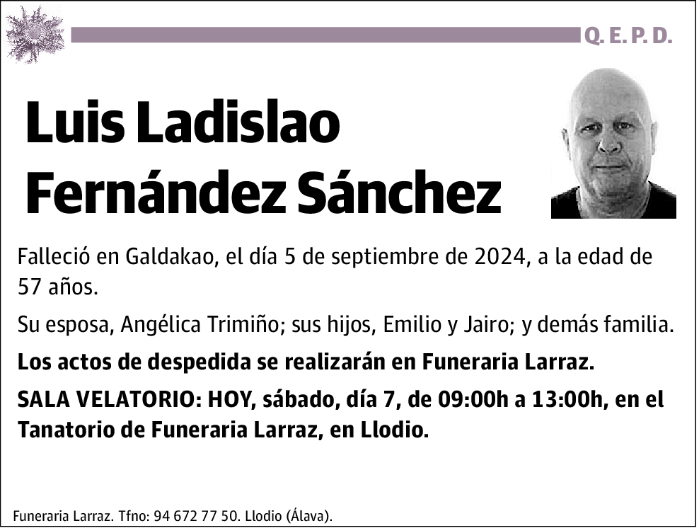 Luis Ladislao Fernandez Sanchez