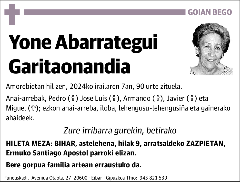 Yone Abarrategui Garitaonandia