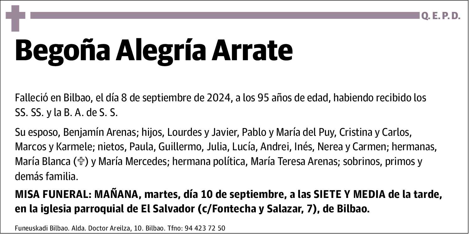 Begoña Alegría Arrate