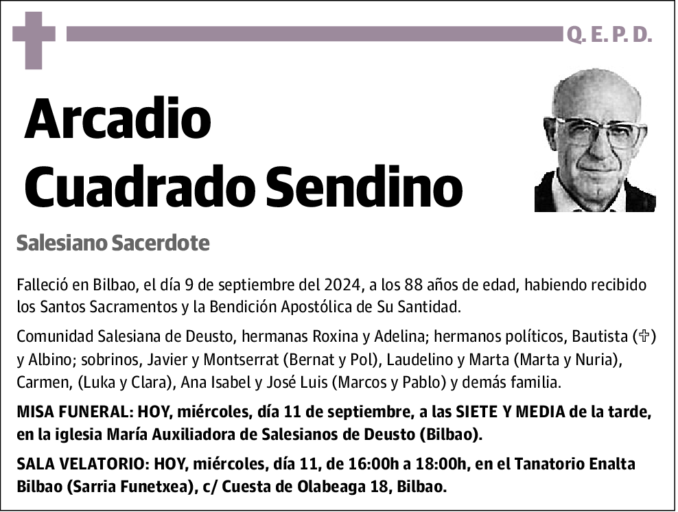 Arcadio Cuadrado Sendino