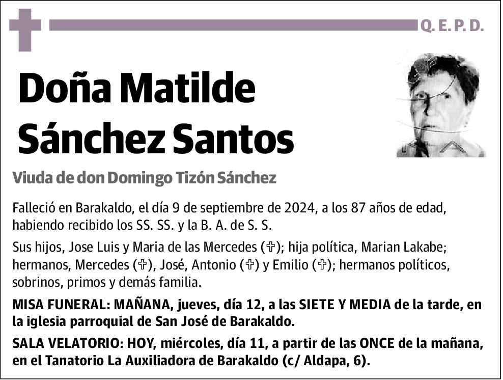 Matilde Sánchez Santos