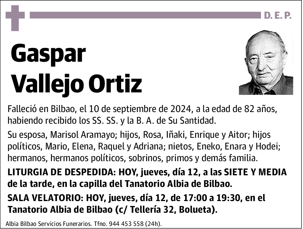 Gaspar Vallejo Ortiz