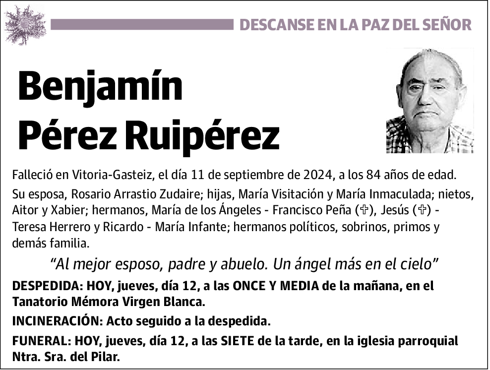 Benjamín Pérez Ruipérez