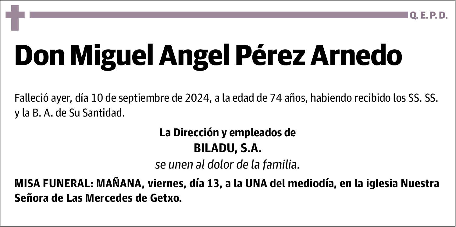 Miguel Angel Pérez Arnedo